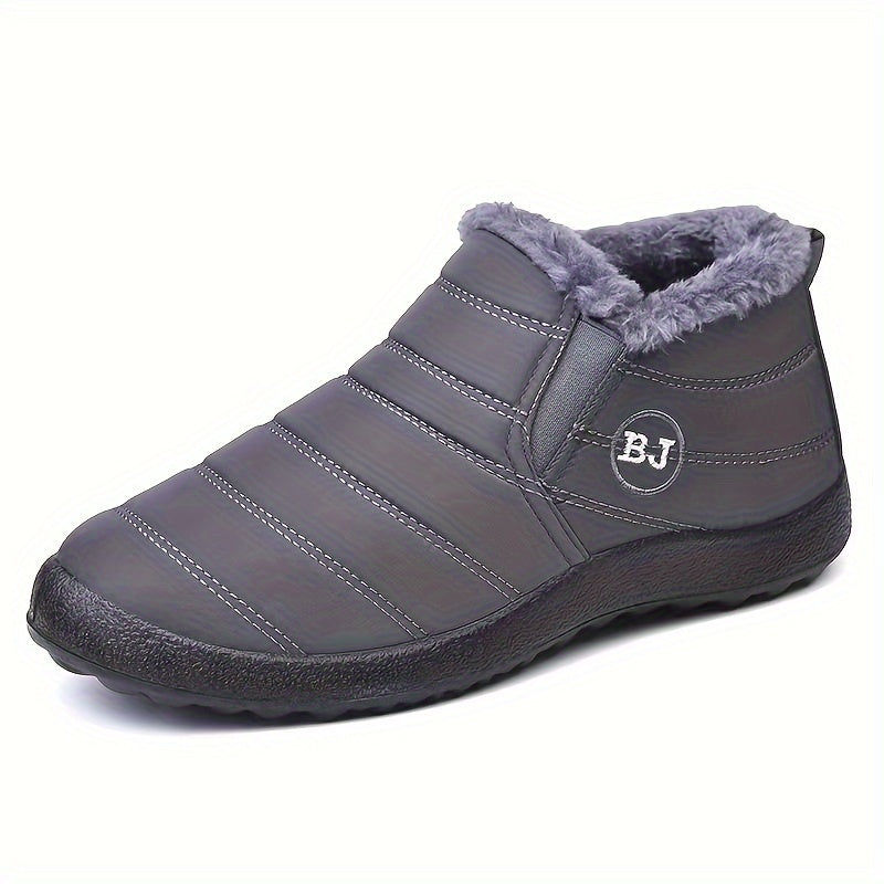 Warm Fleece Cozy Non-slip Snow Boots, Outdoor Hiking